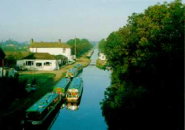 The place where we got on our canal boat