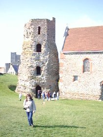 Leonie at Roman Light House @ Dover Castle