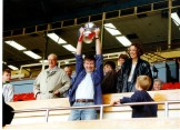 Lindsay @ Wembley collecting Winners Trophy